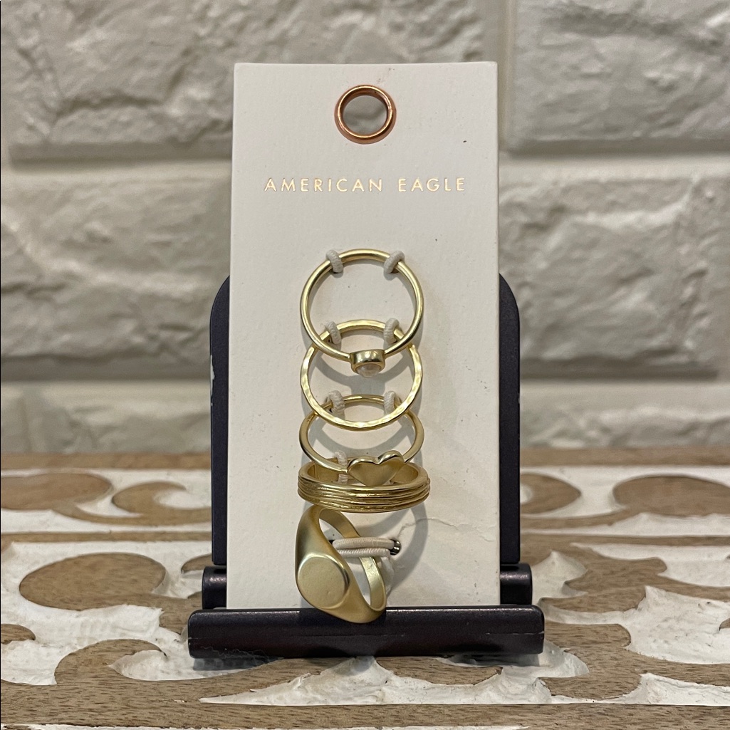 American Eagle Gold Ring Set 5$